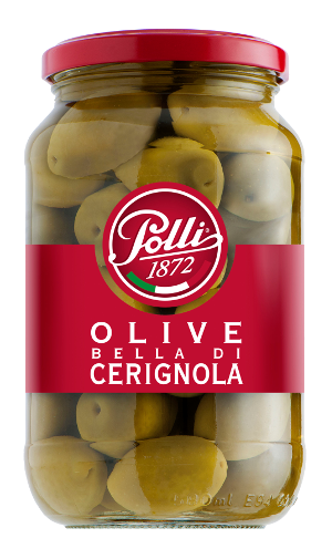 Polli Cerignola Olives, 10.5 oz | 300g