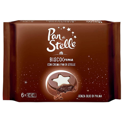 Pan di Stelle Biscocrema, Cocoa and Hazelnut biscuits with Pan di Stelle cream, 168 g