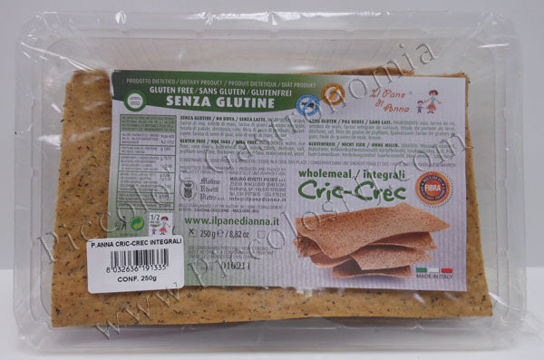 Il Pane Di Anna Wholemeal Cric-Crec Gluten Free 250g