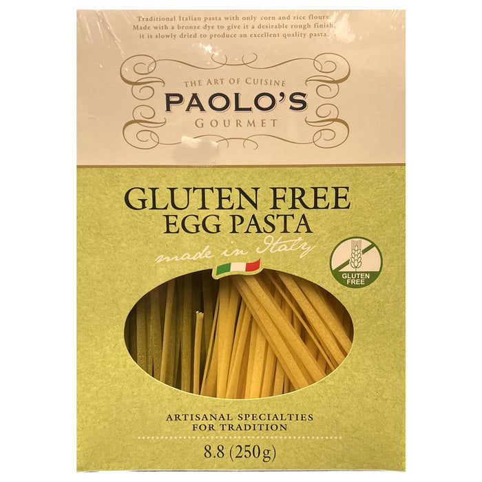 Paolo's Gluten Free Fettuccine Paglia & Fieno with Spinach, Corn & Rice Flour, 8.8 oz | 250g