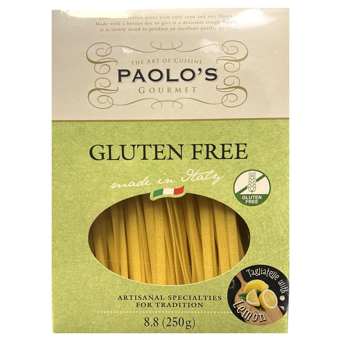 Paolo's Gluten Free Tagliatelle With Lemon, Corn & Rice Flour, 8.8 oz | 250g