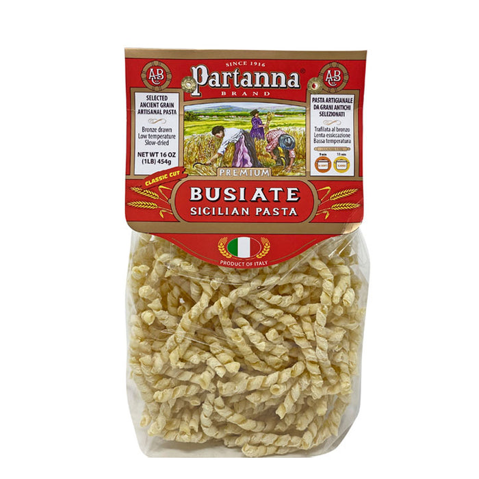 Partanna Busiate Pasta, 16 oz | 454g