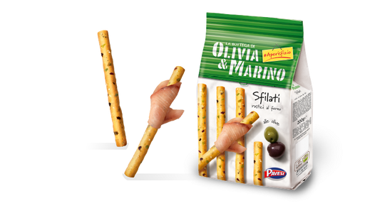 Olivia & Marino Breadsticks Sfilati Olive, 200g