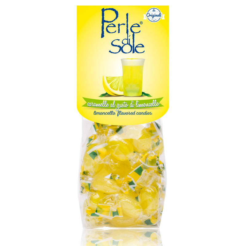 Perle di Sole Amalfi Limoncello Flavored Hard Candies, 3.53 oz. Bag