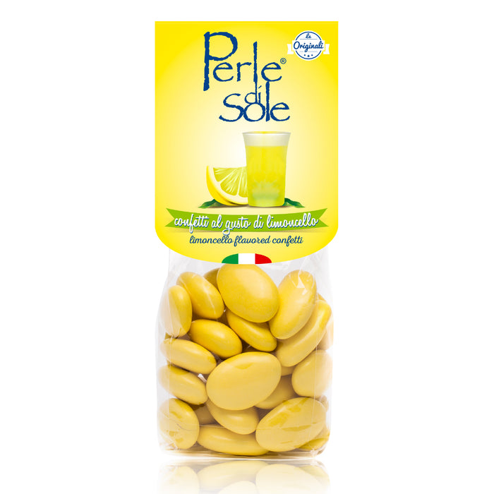 Perle di Sole Limoncello Flavored Confetti, 5.29 oz. - 150g Bag