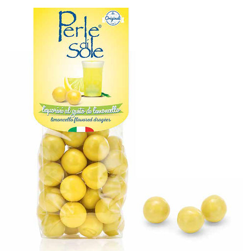 Perle di Sole Lemon Flavored Gelèe Candies, 7.05 oz. Bag - 200g