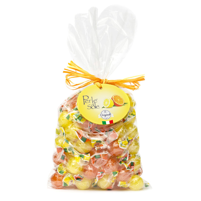 Perle di Sole Assorted Amalfi Lemon & Orange Drops, 17.63 Oz  - 500g