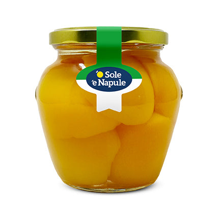 O Sole E Napule Peaches In Syrup, Pesche Allo Sciroppo, 560g