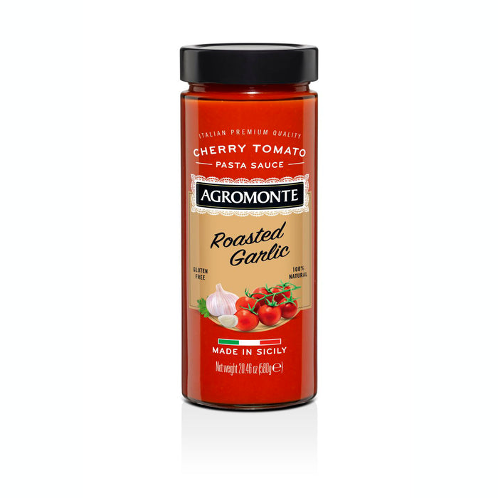 Agromonte Pasta Sauce Of Cherry Tomato and Roasted Garlic, 20.46 oz | 580g