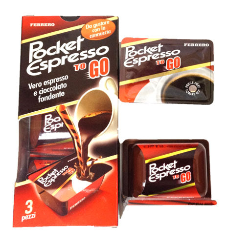 Ferrero Pocket Coffee Espresso and Chocolate. Pocket Coffee is a