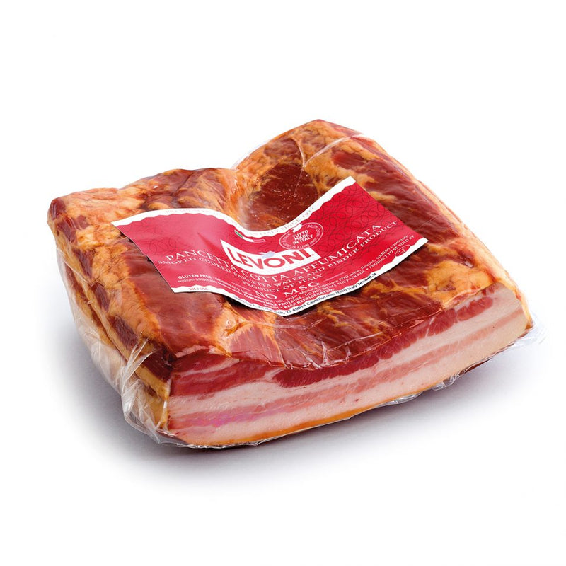 Levoni Smoked Pancetta, Pancetta Affumicata, Made In Italy,