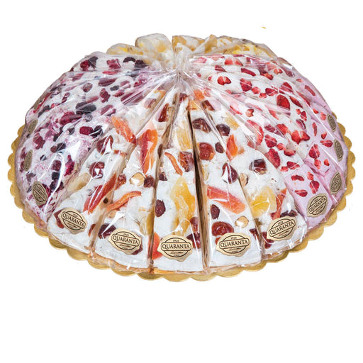 Quaranta Assorted Fruit Nougat Cake, 20 pcs x 5.82 oz | 165g