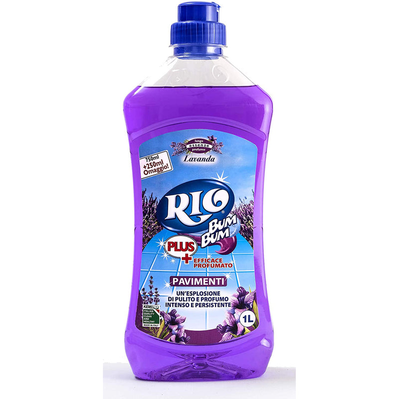 Rio Bum Bum Plus Pavimenti, Floor Cleaner Lavanda, 33.81 oz | 1 Liter