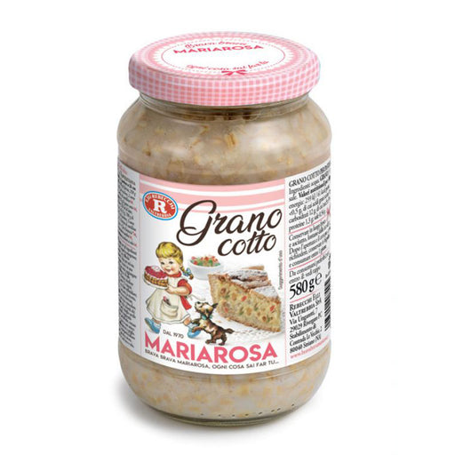 Rebecchi Mariarosa Grano Cotto, Cooked Wheat, 20.4 oz | 580g Jar