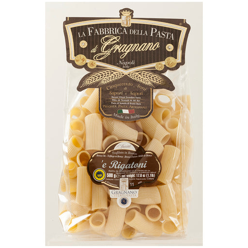 La Fabbrica Della Pasta E' Rigatoni, #572, 17.6 oz | 500g