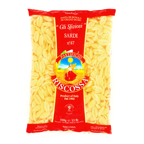 Riscossa Sardi Pasta, #47, 16 oz | 454g