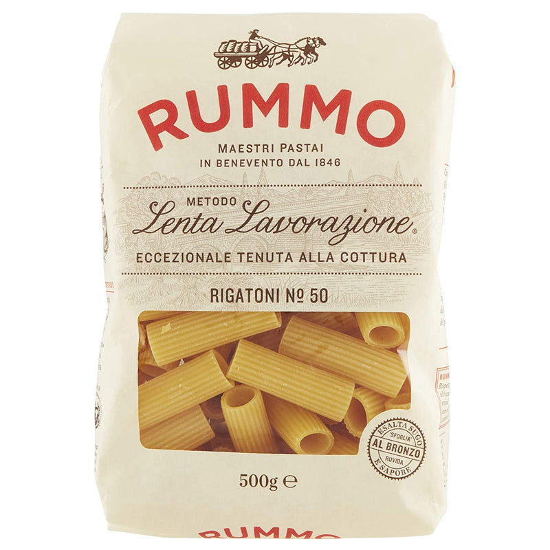 Rummo Pasta Rigatoni, #50, 1 lb | 454g