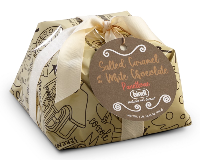 Bindi Salted Caramel & White Chocolate Panettone, 1 lb 10.4 oz | 750g