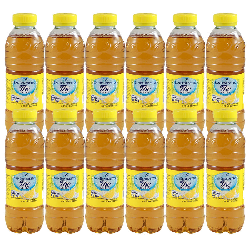 San Benedetto Lemon Tea, 16.9 fl oz. | 500 mL