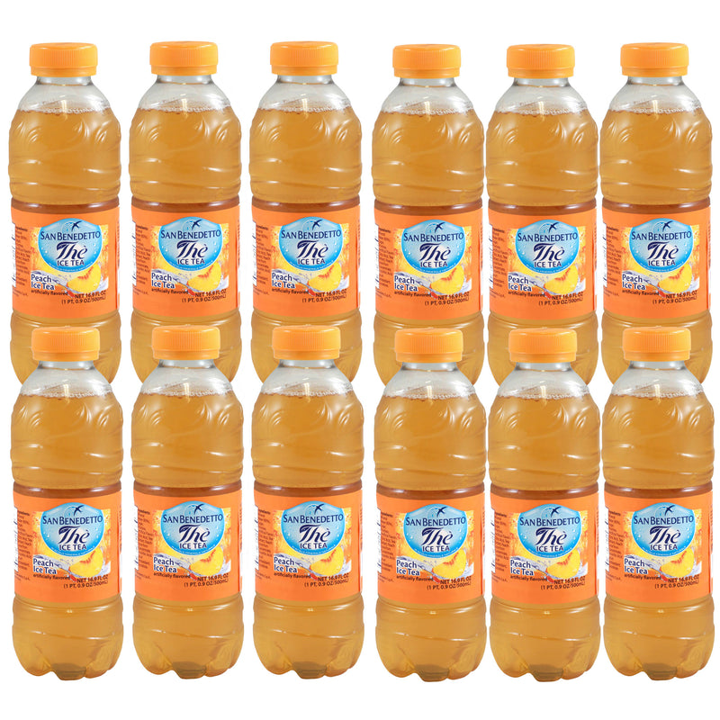 San Benedetto Peach Tea, 16.9 fl oz. | 500 mL