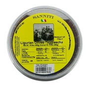 Sanniti Ligurian Taggiasche, Whole Olives, Drained Wt. 8.8 oz | 250g