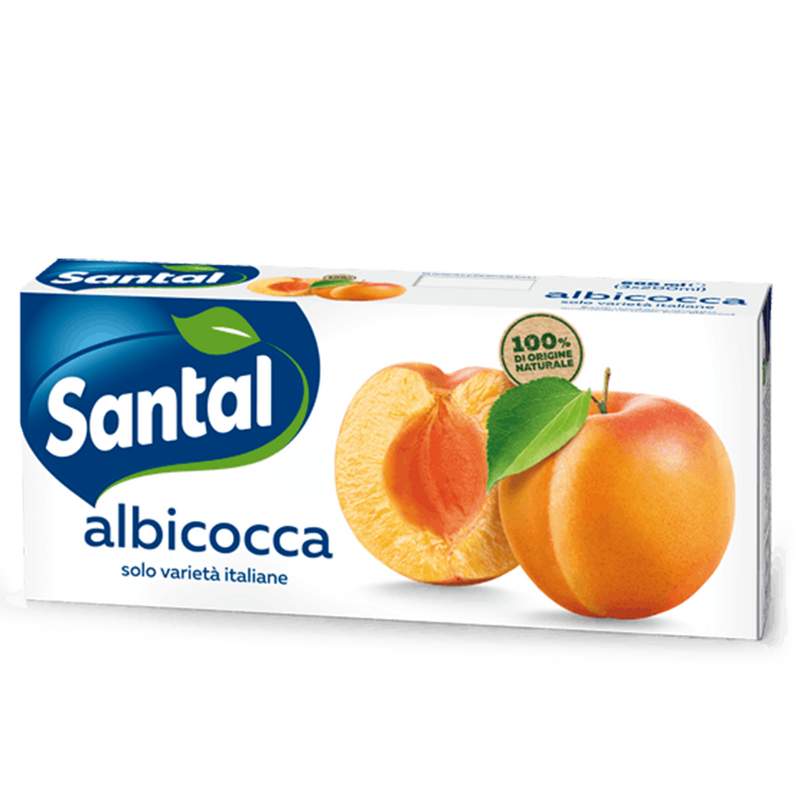 Santal Apricot - Albicocca, 3 x 200 ml