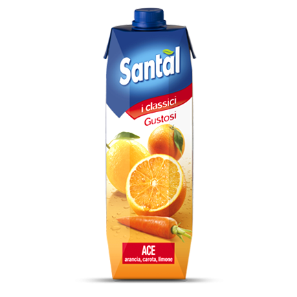 Santal ACE Arancia, Carota, Limone - Orange carrot and lemon, 1 LT | 1000ml