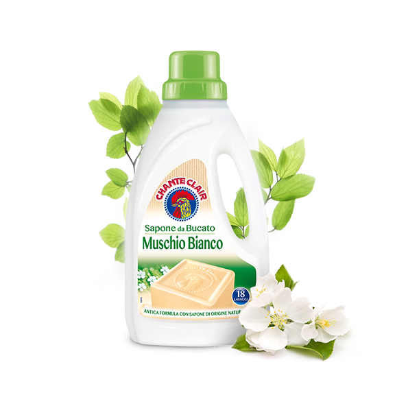 Chanteclair Laundry Soap White Musk, 50.72 oz | 1500 ml