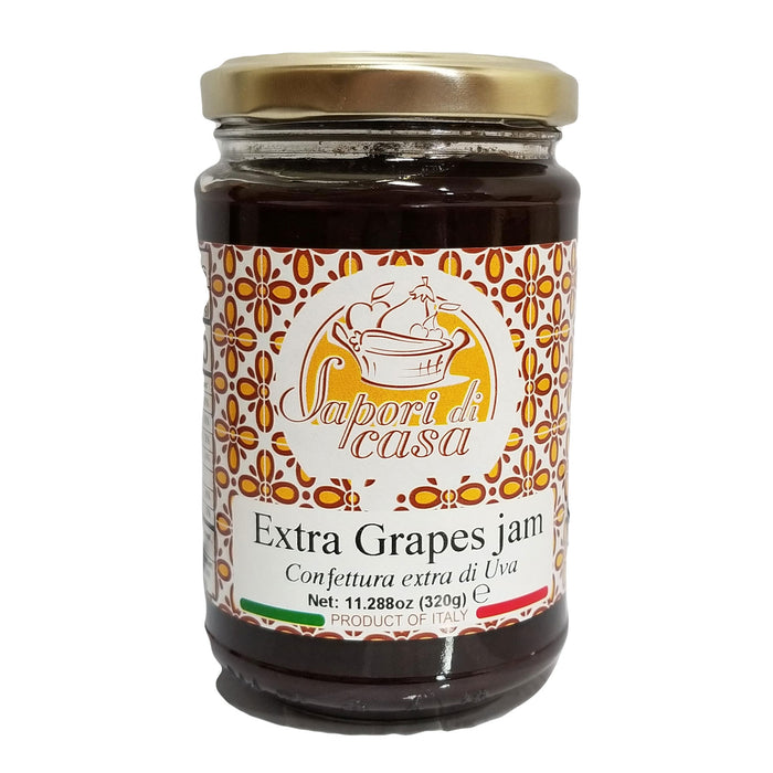 Sapori di Casa Extra Grapes Jam, 11.28 oz | 320g