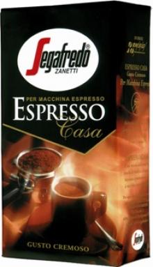 Segafredo Espresso Casa Ground Coffee CASE 12 x 8.8oz 250g