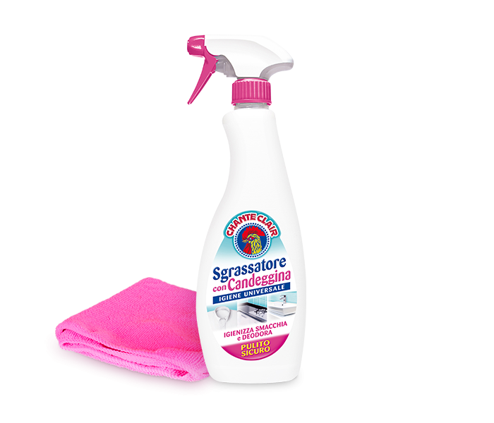 Chante Clair Degreaser with Bleach, Sgrassatore Con Candeggina, 625 ml