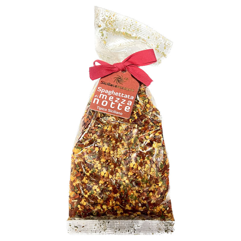 Siciliatentazioni Spaghetti di Mezza Notte, Midnight Spaghetti, Ready Mix, 2.46 oz | 70g