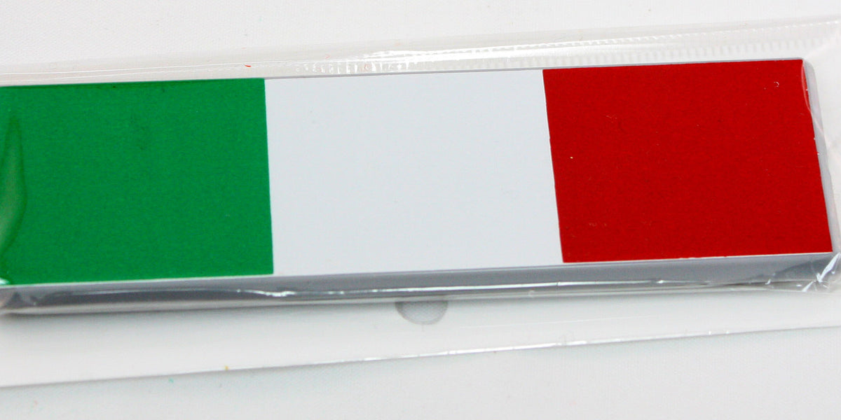 Small Italian Flag Car Sticker — Piccolo's Gastronomia Italiana