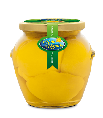 O Sole e Napule Peaches In Syrup (Pesche Allo Sciroppo) 580 ml