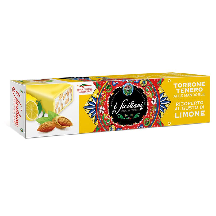 Dolgam Soft Nougat with Almond Covered with Lemon, 5.29 oz | 150g