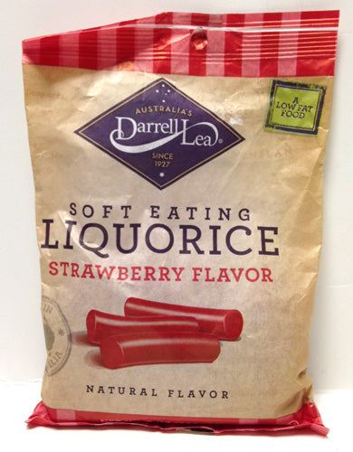 Darrell Lea Soft Eating Liquorice Strawberry Flavor, 7 oz