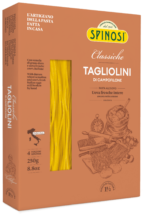 Spinosi Egg Tagliolini Pasta, 8.8 oz | 250g