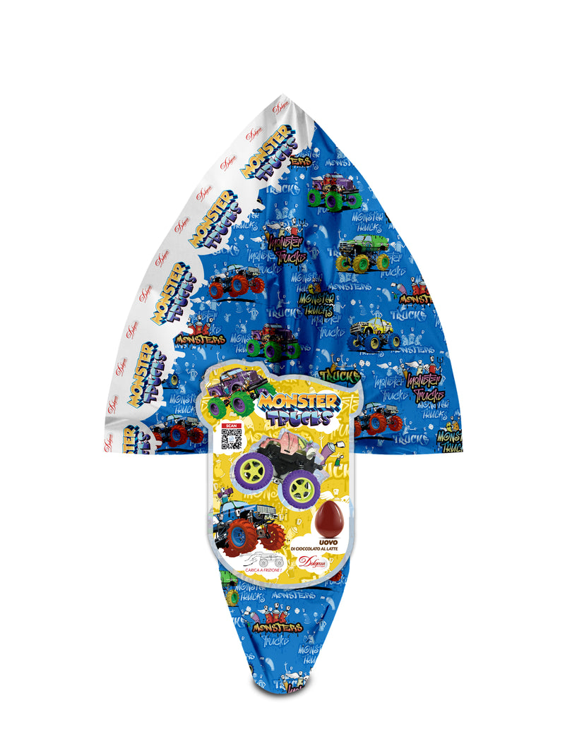 Dolgam Monster Trucks, Milk Chocolate Egg, 10 oz | 300g