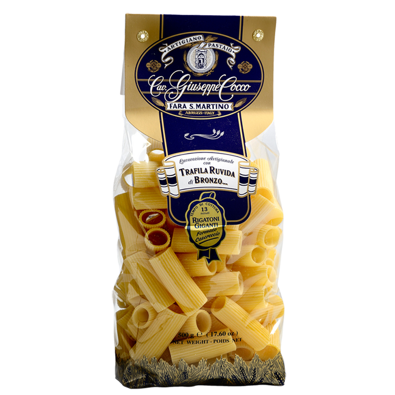 Giuseppe Cocco Rigatoni Giganti, #A86, 17.6 oz | 500g