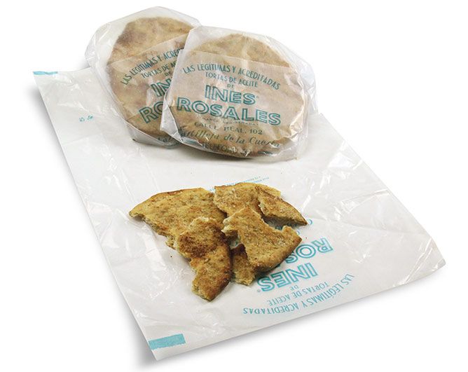 Ines Rosales Sesame and Sea Salt Torta, 6.34 oz | 180g