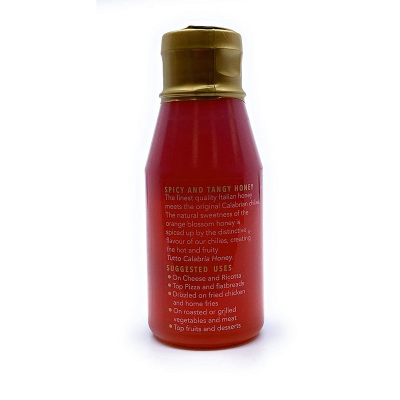 Tutto Calabria Hot Honey, Orange Blossom Honey With Calabria Chili, 6.3 oz | 180g