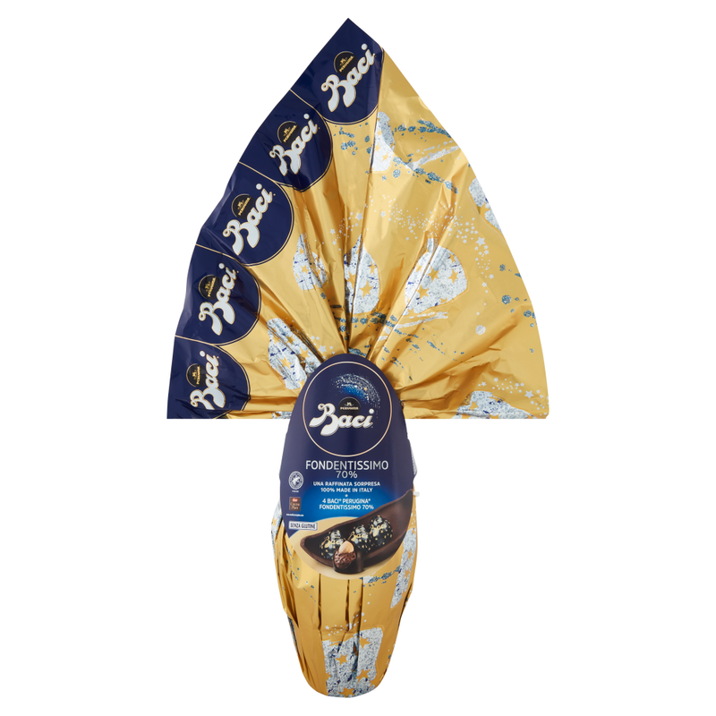 Baci Perugina 70% Dark Chocolate, Extra Dark Chocolate Easter Egg, 9.3 oz. | 265g