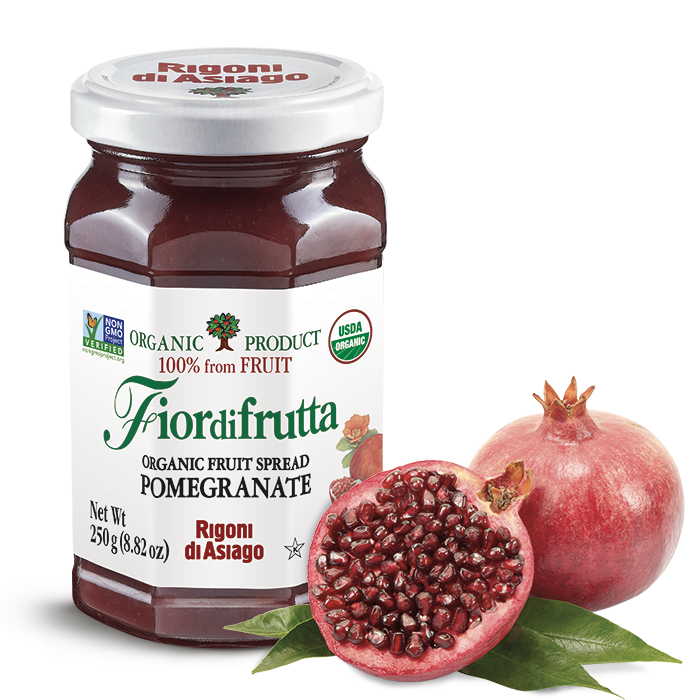 Rigoni di Asiago Organic Pomegranate Fruit Spread, 8.82oz | 250g