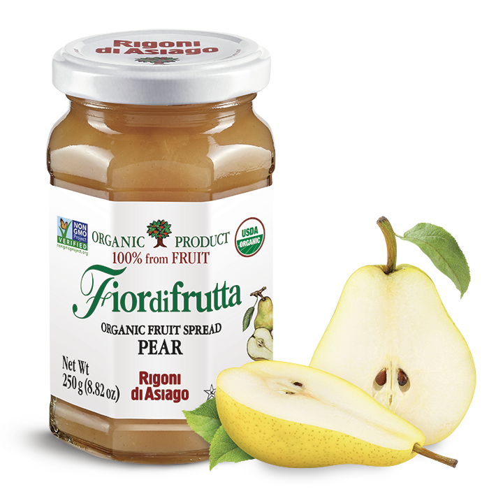 Rigoni di Asiago Organic Pear Fruit Spread, 8.82 oz | 250g