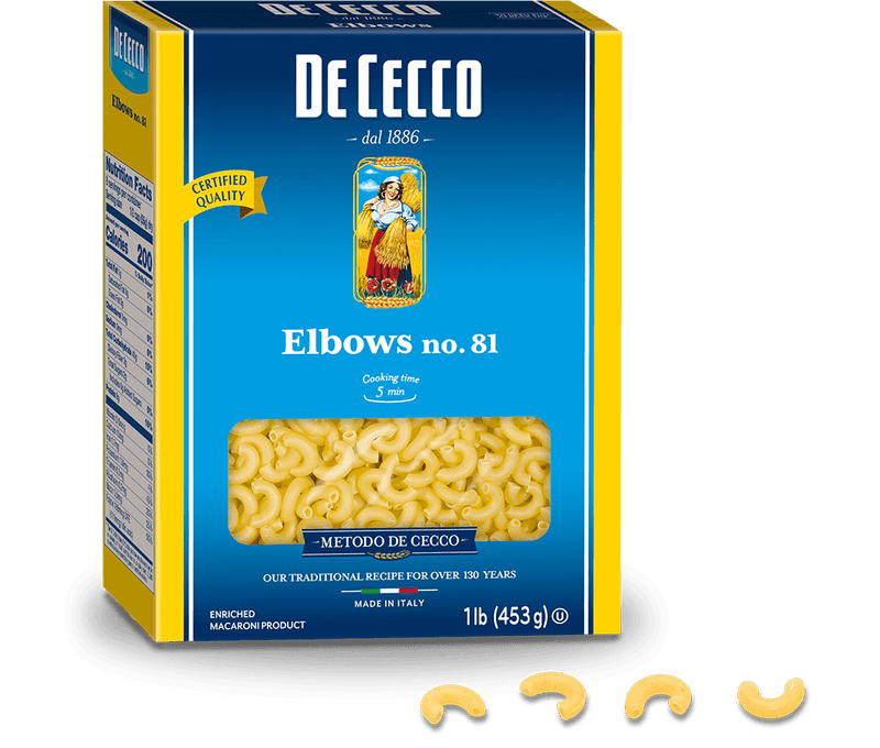 De Cecco Elbow, #81, 1 lb | 453g