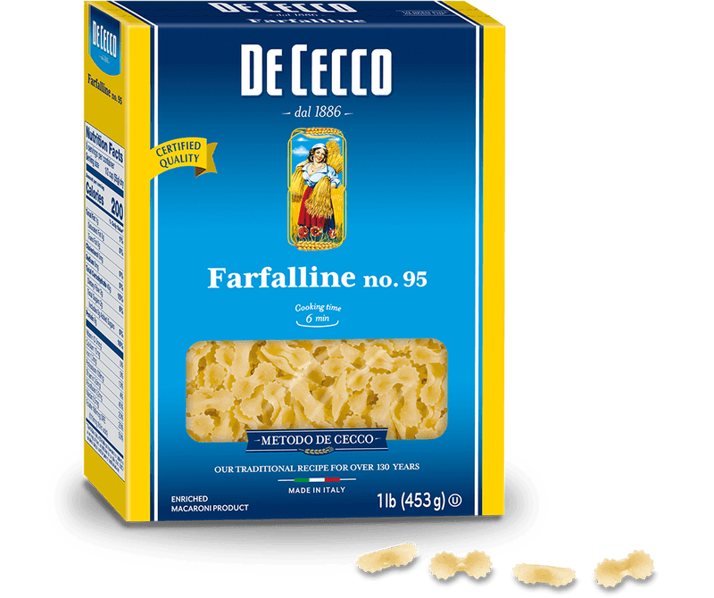 De Cecco Farfalline, #95, 1 lb | 453g