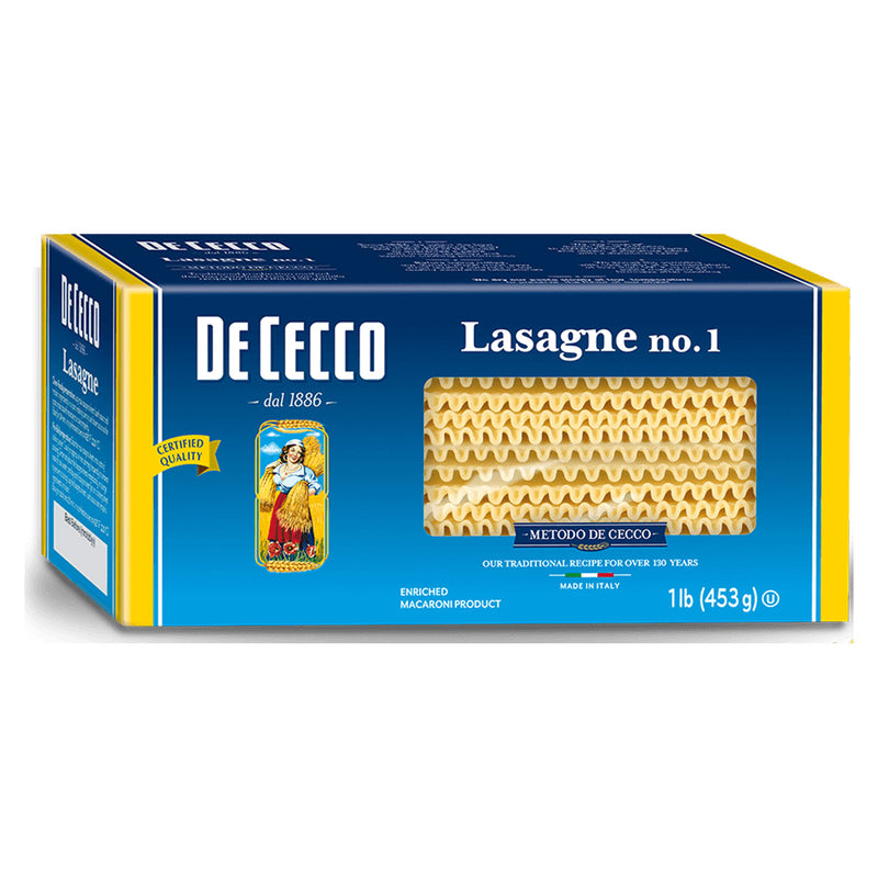 De Cecco Lasagne Pasta, #1, 1 lb | 453 g