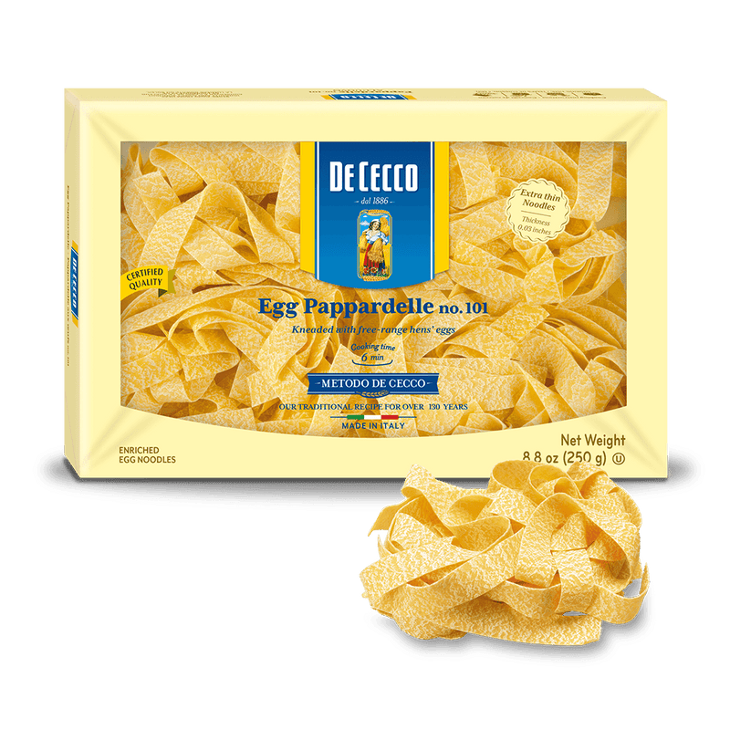 De Cecco Egg Pappardelle Pasta, 8.8 oz | 250g