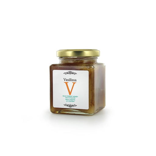Vasilissa Greek Forest Honey With Honeycomb, 8.81 oz | 250g