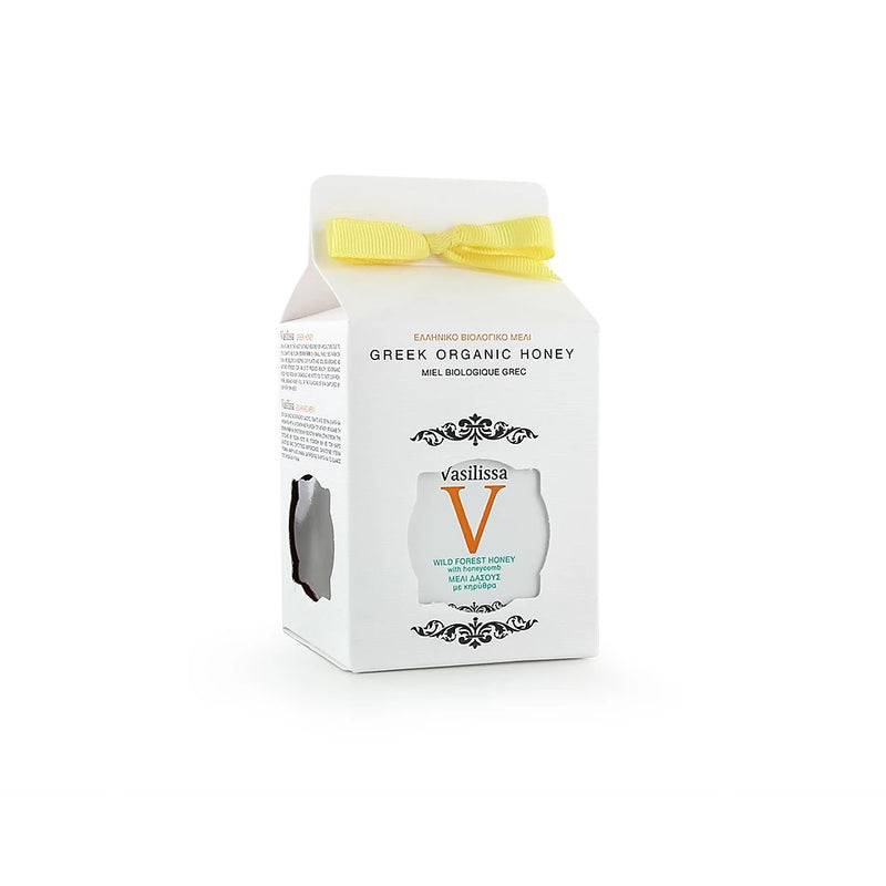Vasilissa Greek Forest Honey With Honeycomb, 8.81 oz | 250g